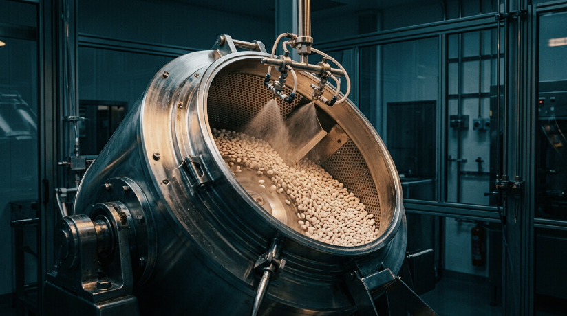 Pharmaceutical coating spray nozzle equipment for IMA Glatt Solace machinery operations